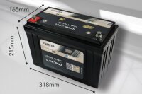 FORSTER 100Ah 12,8V Lithium Fishing Batterie | BMS | Smart Bluetooth | IP67