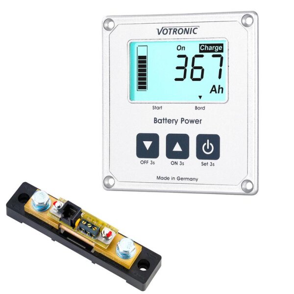 VOTRONIC LCD Battery Computer 200 S with Smart Shunt and Ground Strap 35