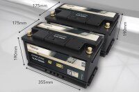 FORSTER 300Ah 12,8V Lithium LiFePO4 Premium Μπαταρία | 400A-BMS-2.1 | 3840Wh | IP67