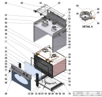 Eno THE ONE 2-flammiger Kocher mit Backofen
