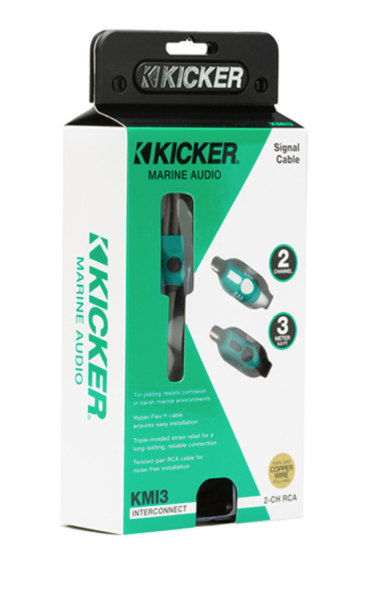 KICKER Marine Audio Serie 2K Cinch-Verbindung 3 m