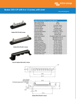 Victron Busbar 250A 2P με 6...
