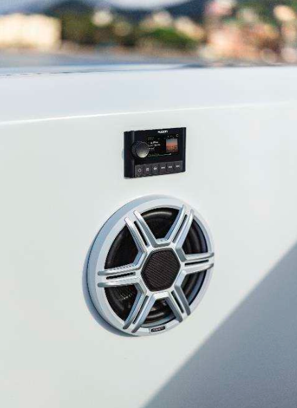 Fusion Apollo LED-Lautsprecher, Sportgrill weiß oder grau, 6,5" -8,8"