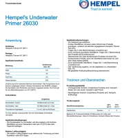 Hempel´s Underwater Primer Grey, 2,5l