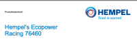 Hempel´s Ecopower Racing biozidfrei,