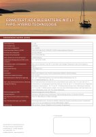 BOS LE300 Lithium Expansion Battery, 4-Block